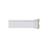 Rodapé Branco Frisado 240cm Modelo LEV72 70x13mm Santa Luzia