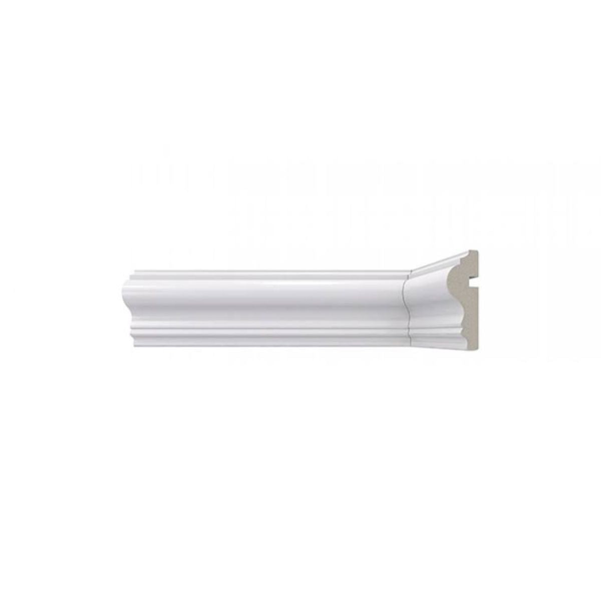 Roda Meio Poliestireno Branco BR 240cm Modelo 467 60x23mm Santa Luzia
