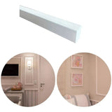 Roda Meio Poliestireno Branco BR 240cm Modelo 466 30x16mm Santa Luzia