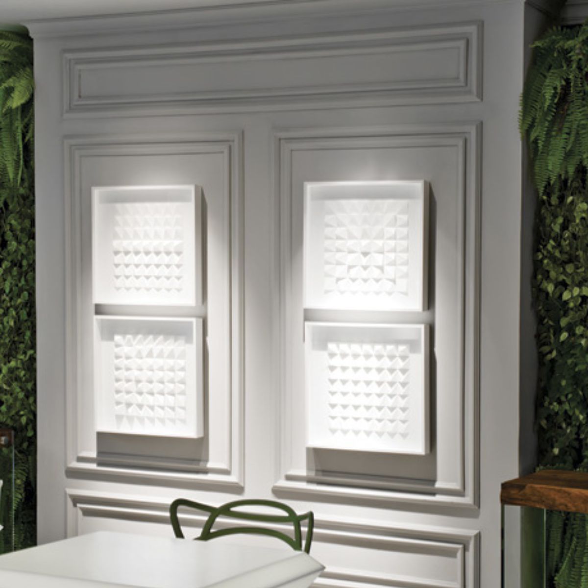 Roda Meio Poliestireno Branco BR 240cm Modelo 465 40x17mm Santa Luzia
