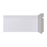 Rodapé Poliestireno RP/BR Branco 240cm Modelo 493 120x16mm Santa Luzia