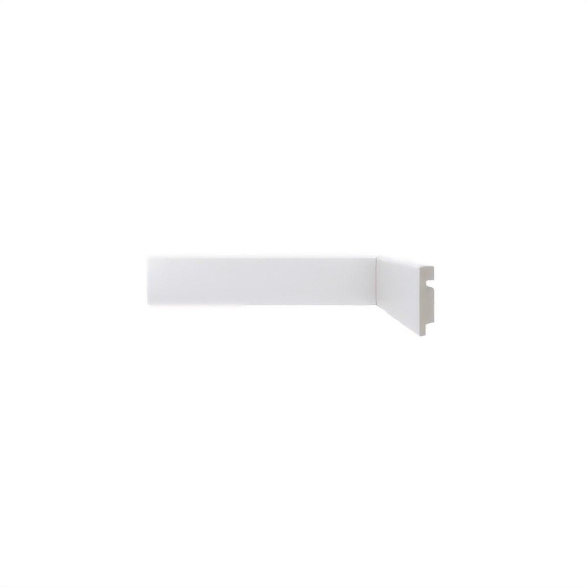 Rodapé Poliestireno Branco BR 240cm Modelo 473 50x13mm Santa Luzia