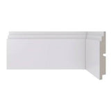 Rodapé Poliestireno Branco BR 240cm Modelo 464 100x16mm Santa Luzia