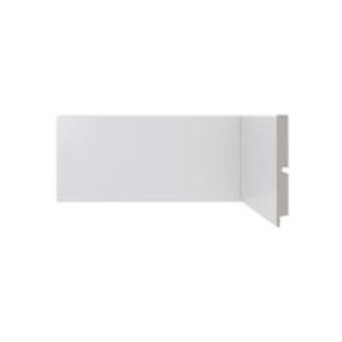 Rodapé Poliestireno Branco BR 240cm Modelo 454 100x13mm Santa Luzia