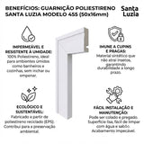 Guarnição Poliestireno Branco BR 240cm Modelo 455 50x16mm Santa Luzia