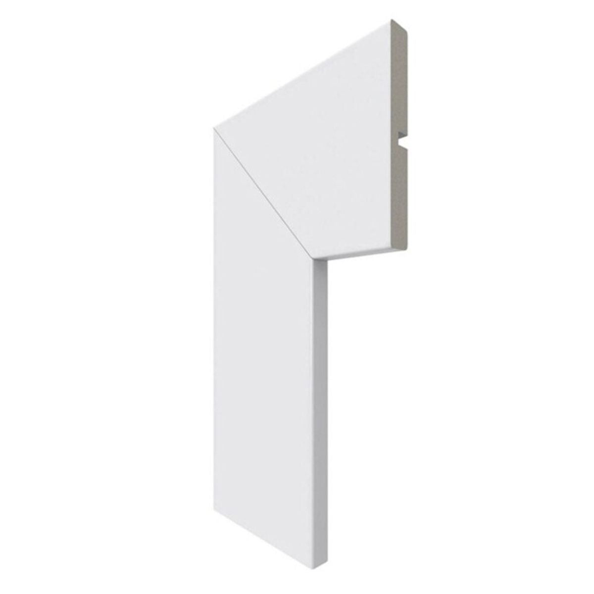 Guarnição Poliestireno Branco BR 240cm Modelo 454 100x13mm Santa Luzia