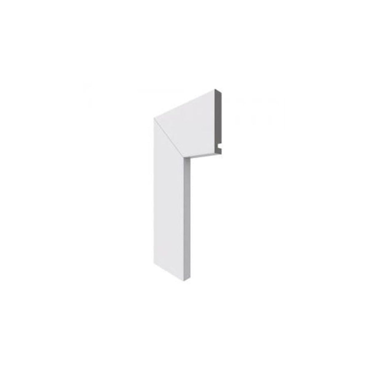 Guarnição Poliestireno Branco BR 240cm Modelo 451 70x13mm Santa Luzia