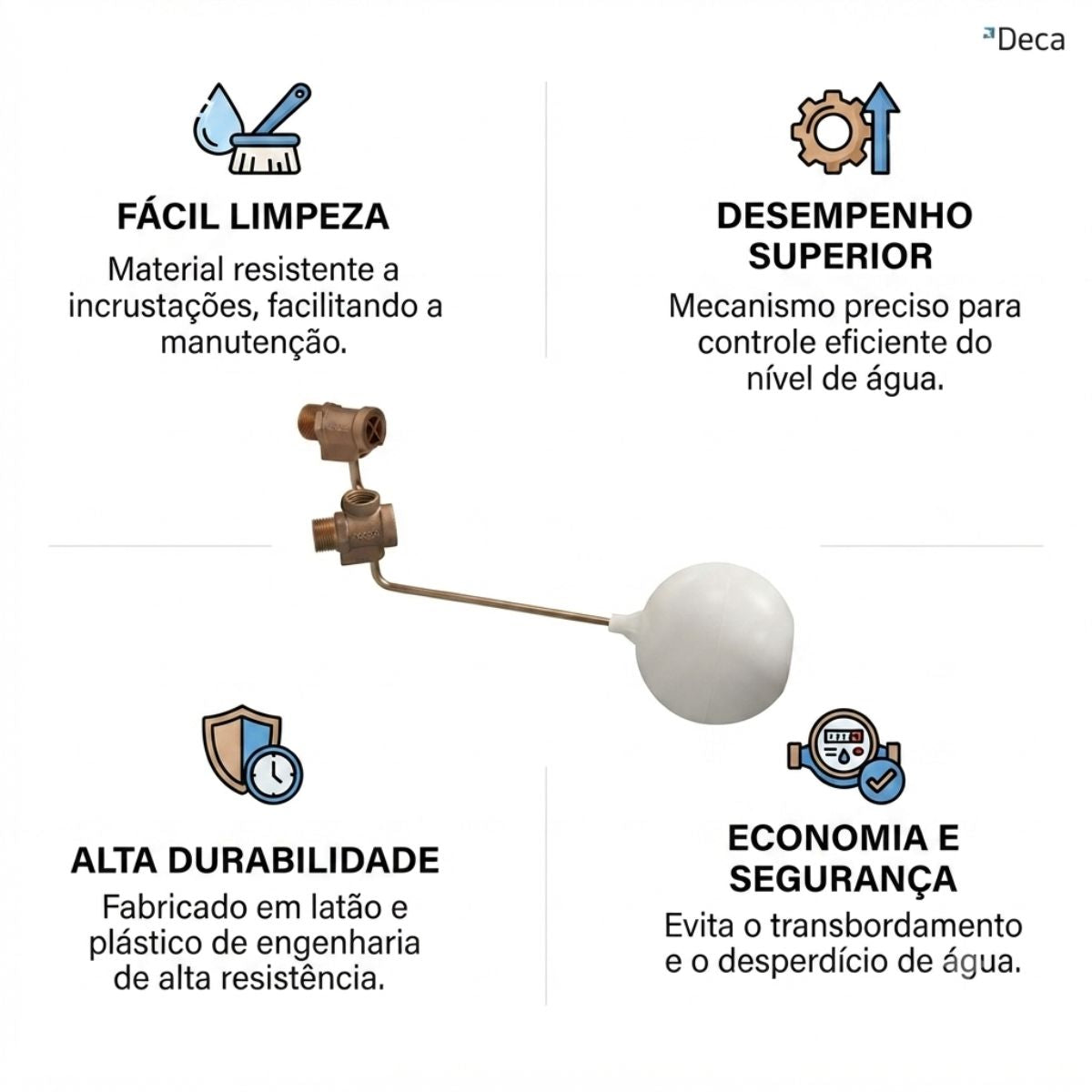 Torneira Boia 1350 B 3/4" Deca