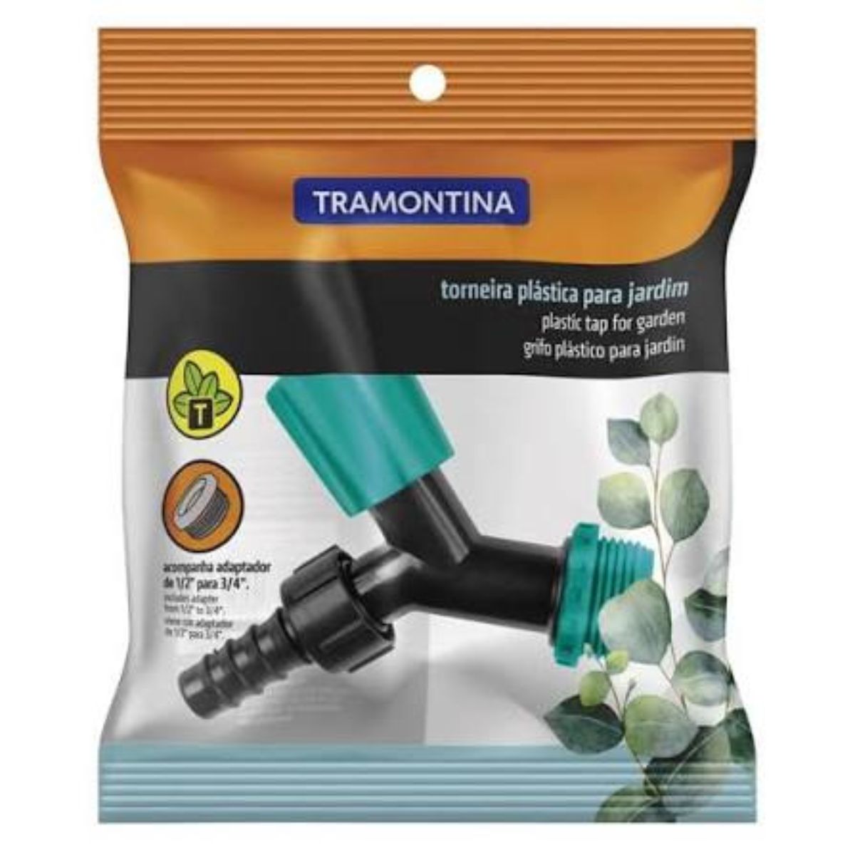 Torneira Plástica para Jardim com Redução Tramontina
