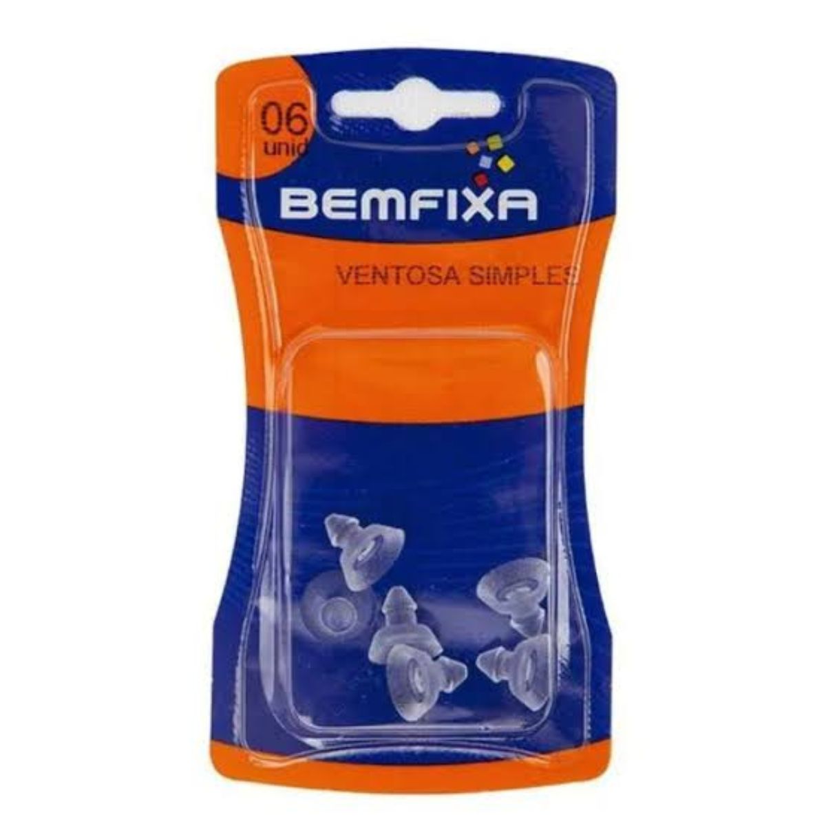 Ventosa Simples 5,5mm com 6 Peças BemFixa