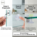 Ventosa Simples 5,5mm com 6 Peças BemFixa