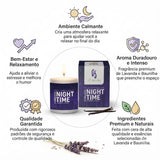 Vela Perfumada 60g All Snesez Night Time Chama de Ouro