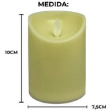 Vela LED 10cm Amarela Taschibra