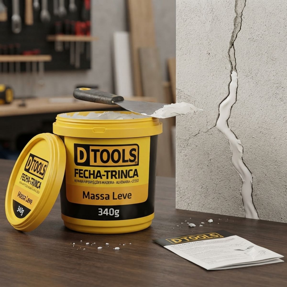 Massa Leve 340g Fecha Trinca Dtools