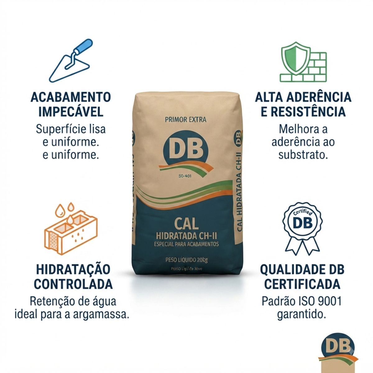 Cal Hidratado Extra Saco 20kg