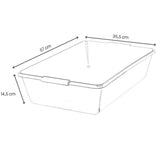 Caixa Para Massa 20lt Cinza Dtools
