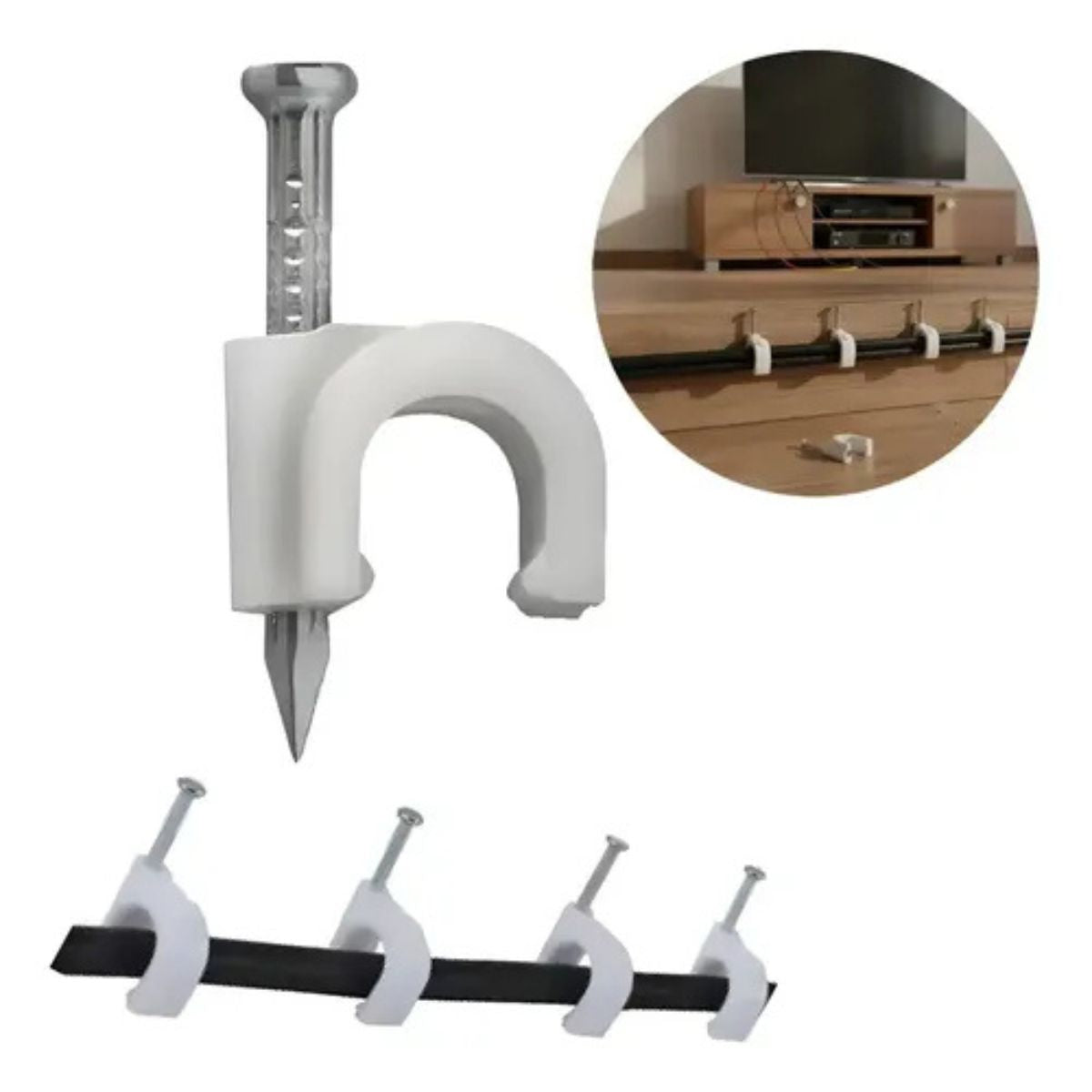Cartela Fixador para Fio 2,5mm BemFixa