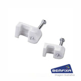 Cartela Fixa Cabo 12mm Branco BemFixa