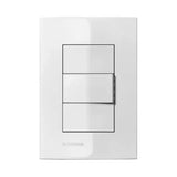Conjunto 4x2 1 Interruptor Paralelo - Iris