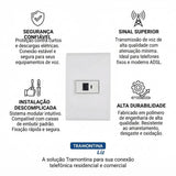 Conjunto Tomada de Telefone RJ11 Liz Tramontina