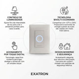 Dimmer Toque Digital Bivolt Branco Exatron