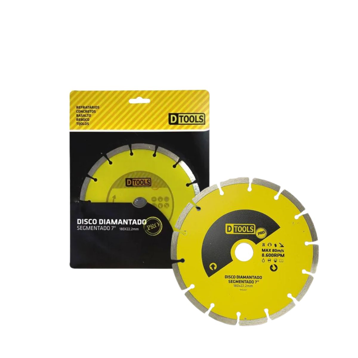 Disco de Corte Diamantado Segmentado Pro 7" DTools