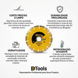 Disco de Corte Diamantado Segmentado Pro 7" DTools