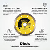 Disco de Corte Diamantado Liso Pro 4.3/8" DTools
