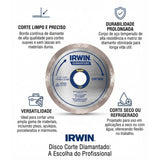 Disco Corte Diamantado Continuo 110mm X 20mm Irwin