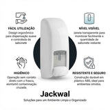 Dispensador Branco para Sabonete Líquido 480 ml Jackwal