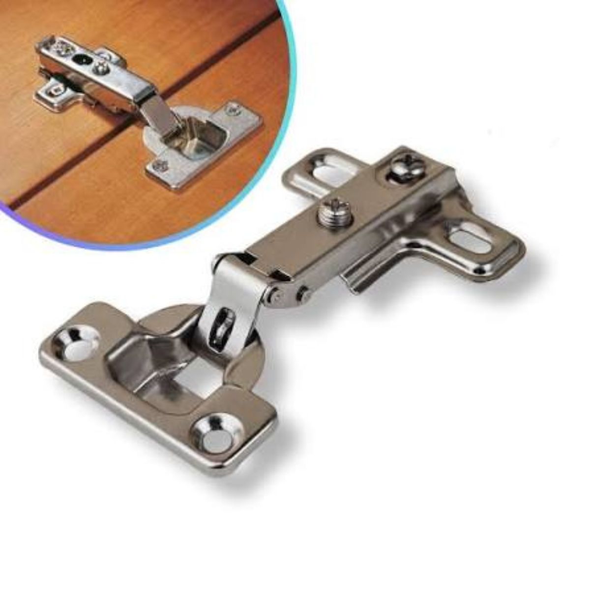 Dobradiça Reta para Móveis 26mm BemFixa