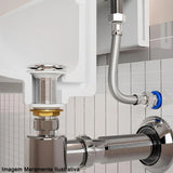 Engate Flexível Aço Inox M x F 1/2" 40cm Blukit