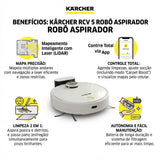 Robô Aspirador de Pó RCV 3 com Mapeamento Inteligente  Kärcher