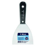 Espátula de Aço Polido 10,2 cm com Cabo Plástico Atlas