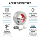 Fita Adesiva Silver Tape Prata 50 mm x 50 m Adere