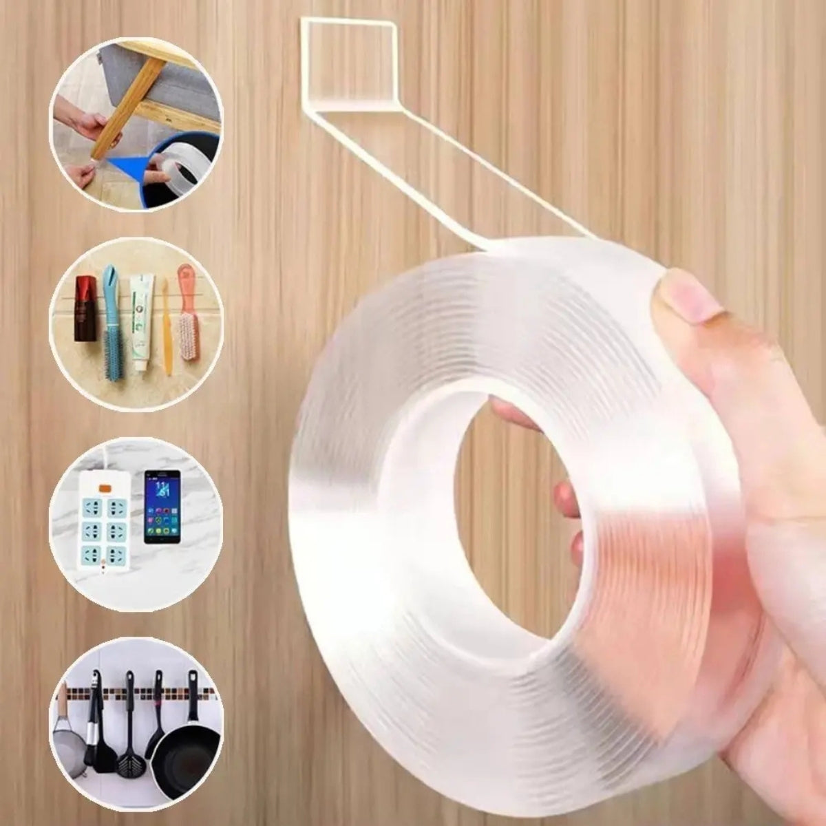 Fita Adesiva Dupla Face Transparente 19 mm x 5 m 3M