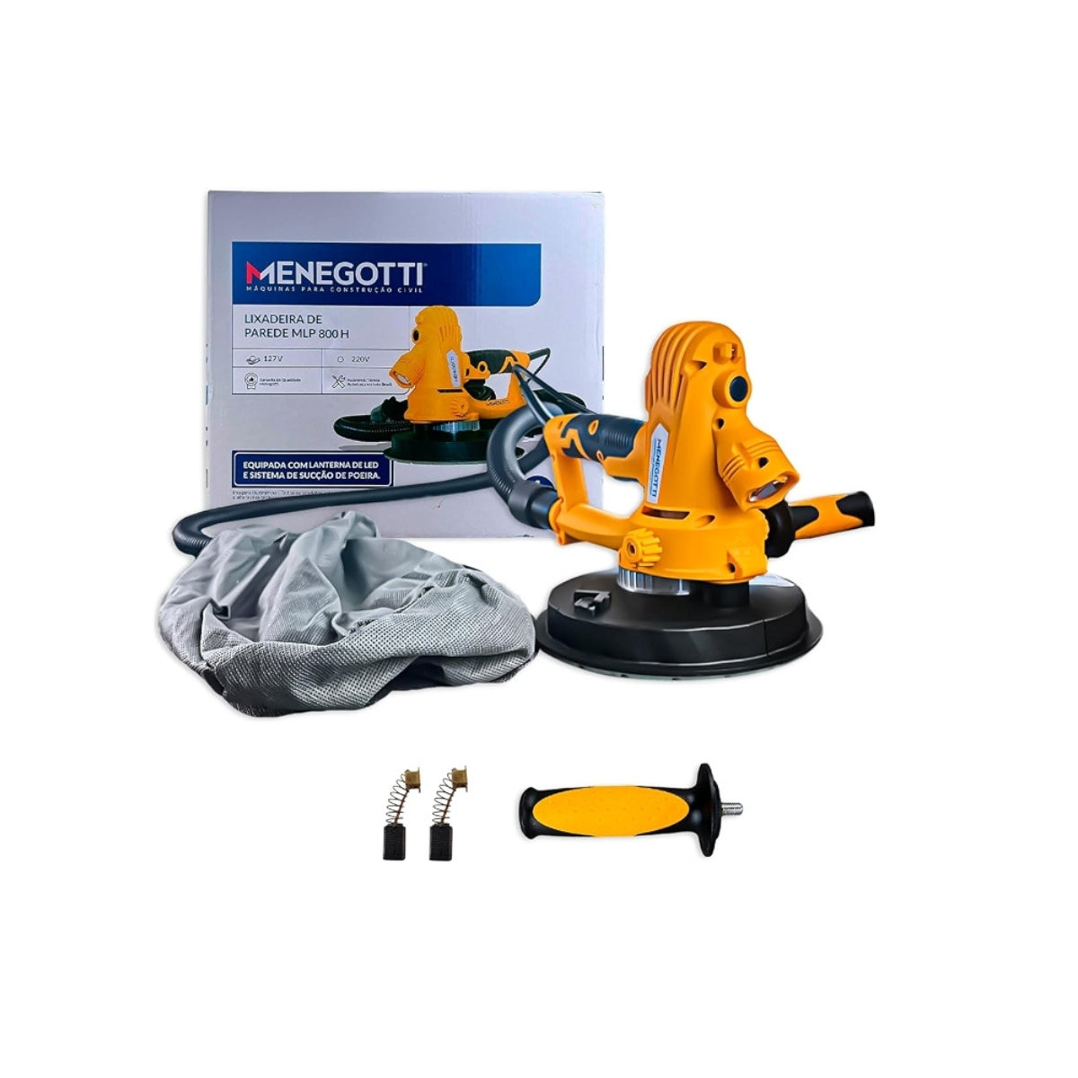 Lixadeira de Parede MLP800H Monofásica 220V 800W Menegotti