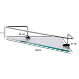 Prateleira de Canto 21,5 x 21,5 x 30 cm Altura 4,5 cm Sta Jackwal