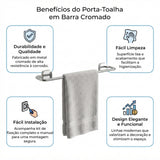 Porta Toalha 50cm Joy Jackwal