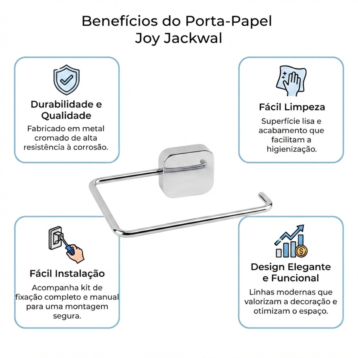 Porta Papel Joy Jackwal