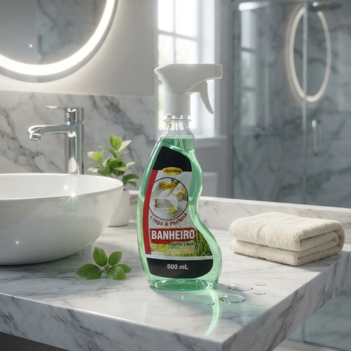 Limpador Banheiro Lavabo Spray 500ml Allchem