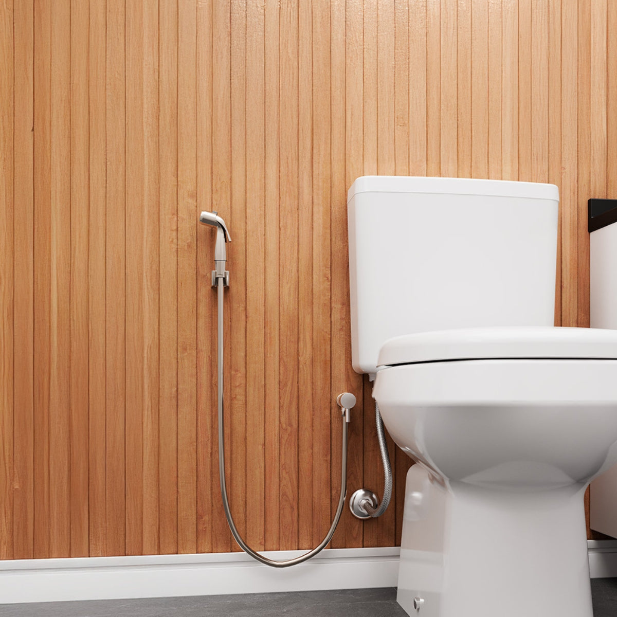 Gatilho para Ducha Higiênica Luxo com Suporte Escovado Censi