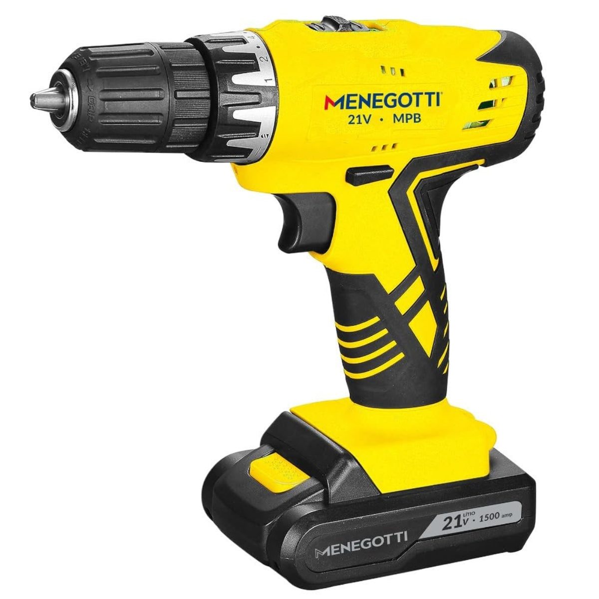 Furadeira e Parafusadeira a Bateria MPB21 127/220V 60Hz com Carregador Menegotti