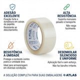 Fita Adesiva Multiuso Plástica 48mm x 10m Atlas