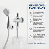 Desviador Cromado para Ducha Jackwal