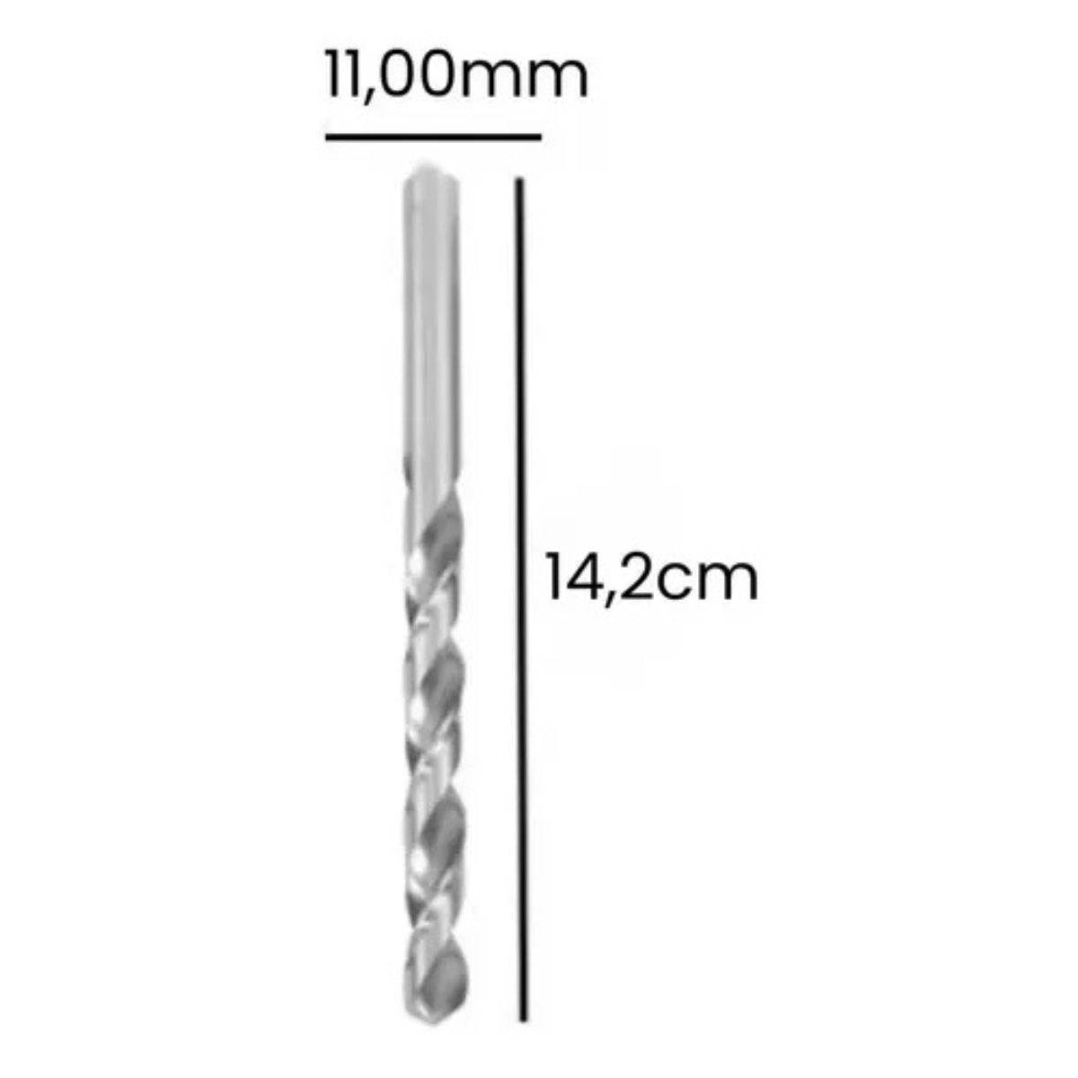 Broca de Aço Rápido 11mm Irwin