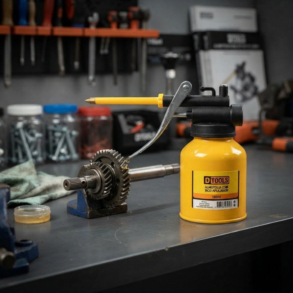 Almotolia 180ml com Bico Aplicador Dtools