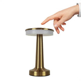 Luminária de Mesa LED Pharos Recarregável Ouro Taschibra