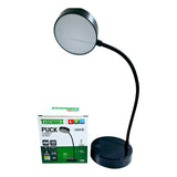 Luminária de Mesa LED Puck Recarregável Preto Taschibra