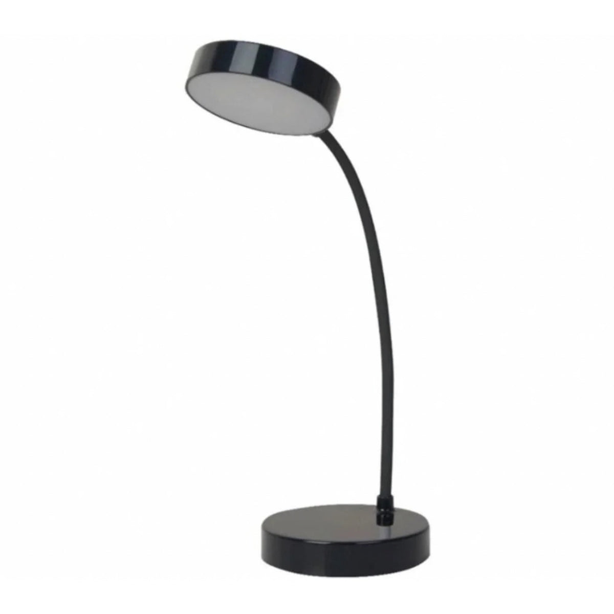 Luminária de Mesa LED Puck Recarregável Preto Taschibra